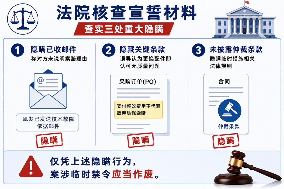 因虚假陈述导致禁令失效:苏尔寿案中三处关键隐瞒行为解析